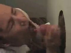 More gloryhole giving blowjob with cumshot 7