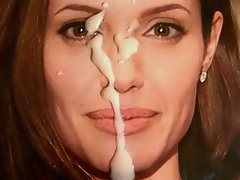 angelina jolie cum tribute