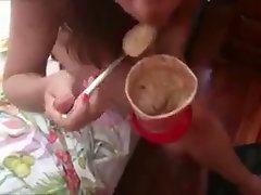 cum on sockgirls icecream by loyalsock