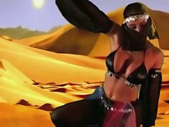 ARABIAN NIGHTS - music video whipped slave babe mild bdsm