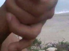 masturbation on beach