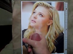 Chloe Moretz Cum Tribute 15