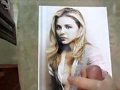 Chloe Moretz Cum Tribute 25