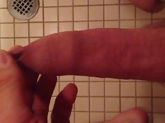 My uncut penis cumming rough