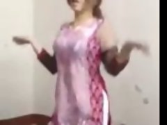 Arabic muslim lassie dancing