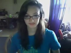 Sizzling teen Nerd Mastrubate