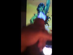 She-Hulk cum tribute