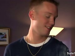 Raunchy gay suck and ride anally a thick dick
