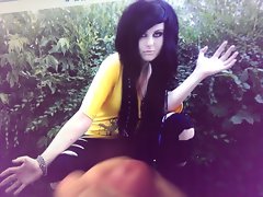 Cum on emo seductive teen Christina