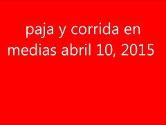 PAJA Y CORRIDA EN MEDIAS