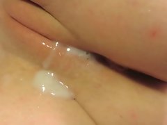 compilation of creampies and facials from one couple