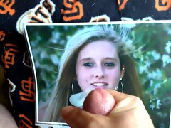 Tribute for a sensual light-haired