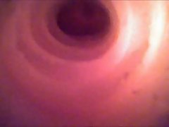 cumming in fleshlight - inside view