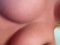 her breasts before webcamera enormous tits