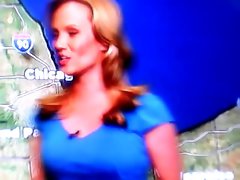 Meteorologist Megan Glaros Mega big melons & Naughty bum