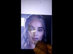 Cum Tribute Emilia Clarke(Daenerys)