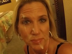 Xhamster member cums on my wifes face