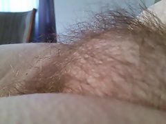 luscious shaggy twat mound,hard nipple, goose pimples
