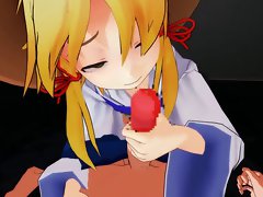 MMD - Suwako Point of view Blowjob.