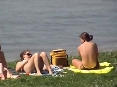 topless beach voyeur