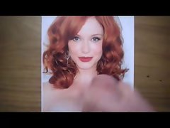 Cum Tribute - Christina Hendricks