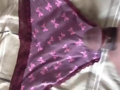 cumming on wife's filthy knickers