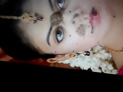 Nazriya cum and spit tribute