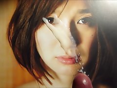 Cumtribute for Sensual japanese idol Serina