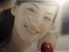 Cumtribute for Seductive japanese actress Haruka Ayase 02