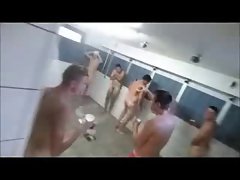 inside a locker room