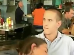 A natural public dick sucking