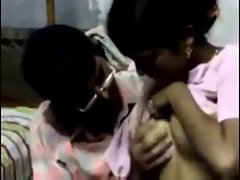 Seductive indian chap makes out with a maid and strokes her natural hooters
