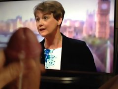 Yvette Cooper superb legs wank