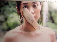 Cumtribute for Jap actress Kazue Fukiishi 03