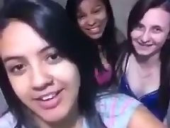 3 lez latinas filthy kiss