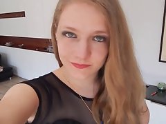 Teenie crossdresser prick tease