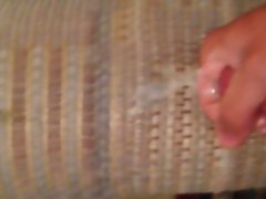 Intense hand banging orgasm! Slow cum leak!