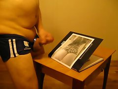 Heavy Cumshot Tribute over Luscious Swimsuit I Bought Her