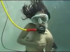 Spitting cum and scuba mask clearing