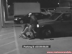 Parking lot cock sucking wild