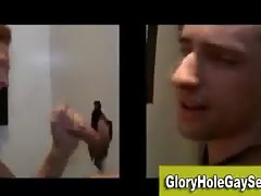 Straight fellow fooled at a gloryhole