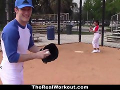 TheRealWorkout - Big titted Latina Loves To Play with Balls