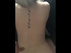 Girlfriend getting backshots