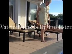 Big booty girl beautiful mom rips a long slow fart