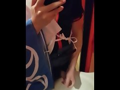 Gintoki Gintama cosplay masturbation