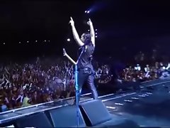 Boring little cunt gets fucked HARD by famous band