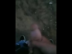 Jacking cock off in the Wild