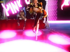 3D MMD Miku & Neru Loves Sex Toys - Pink Cat