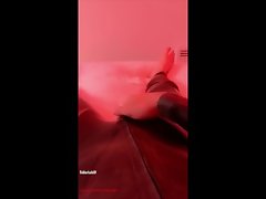 RUBBER SUB ALMOST CUMS WHILE EDGING HIS UNCUT COCK!