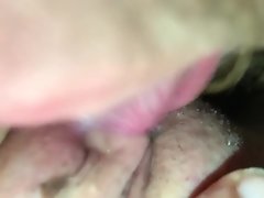 HD Upclose Shot Of Pussy Eating Slave FemDom